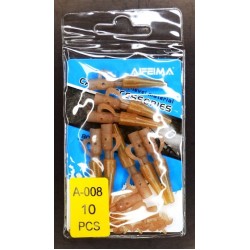 Безпечна кліпса для монтажів коропових, 10шт/уп, Feima A-008